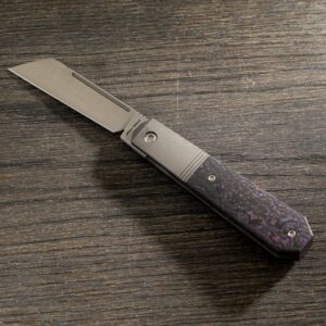 Jack Wolf AFTER HOURS JACK - FAT CARBON PURPLE HAZE knives for sale