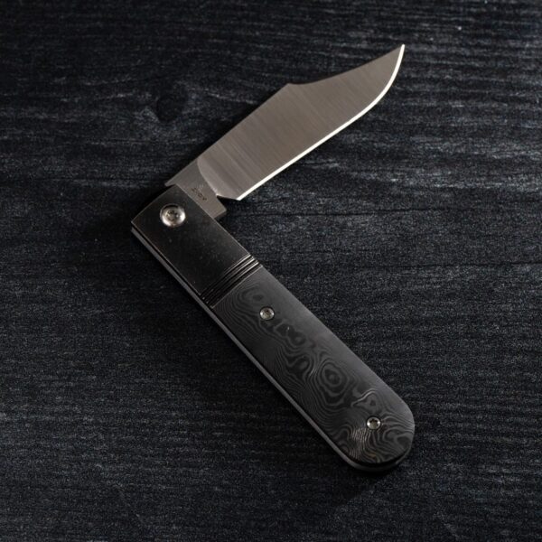 Jack Wolf BIG BRO JACK - FAT CARBON BLACK DUNES knives for sale