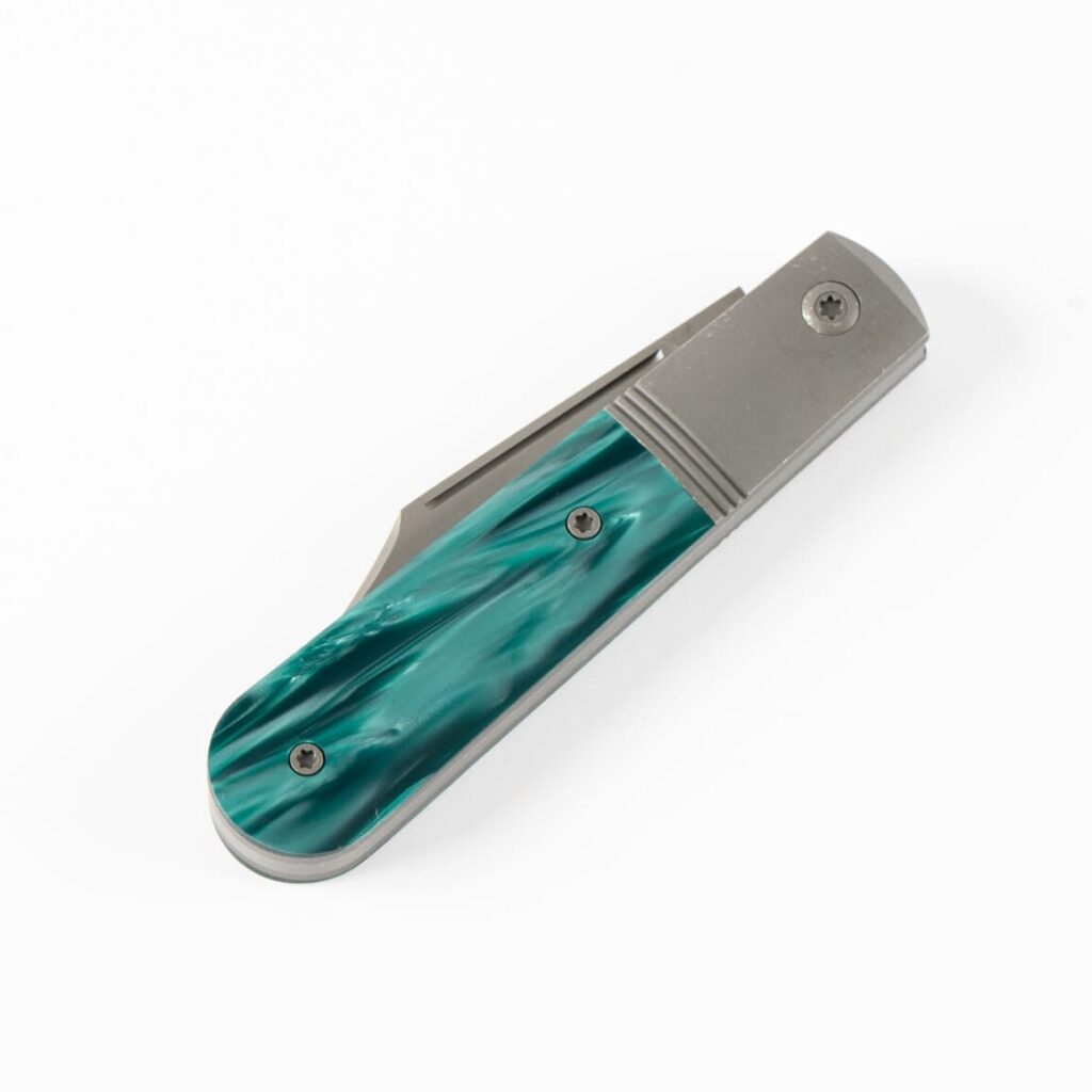 Jack Wolf BIG BRO JACK - KIRINITE OZ GREEN BLAST & TUMBLE knife for sale