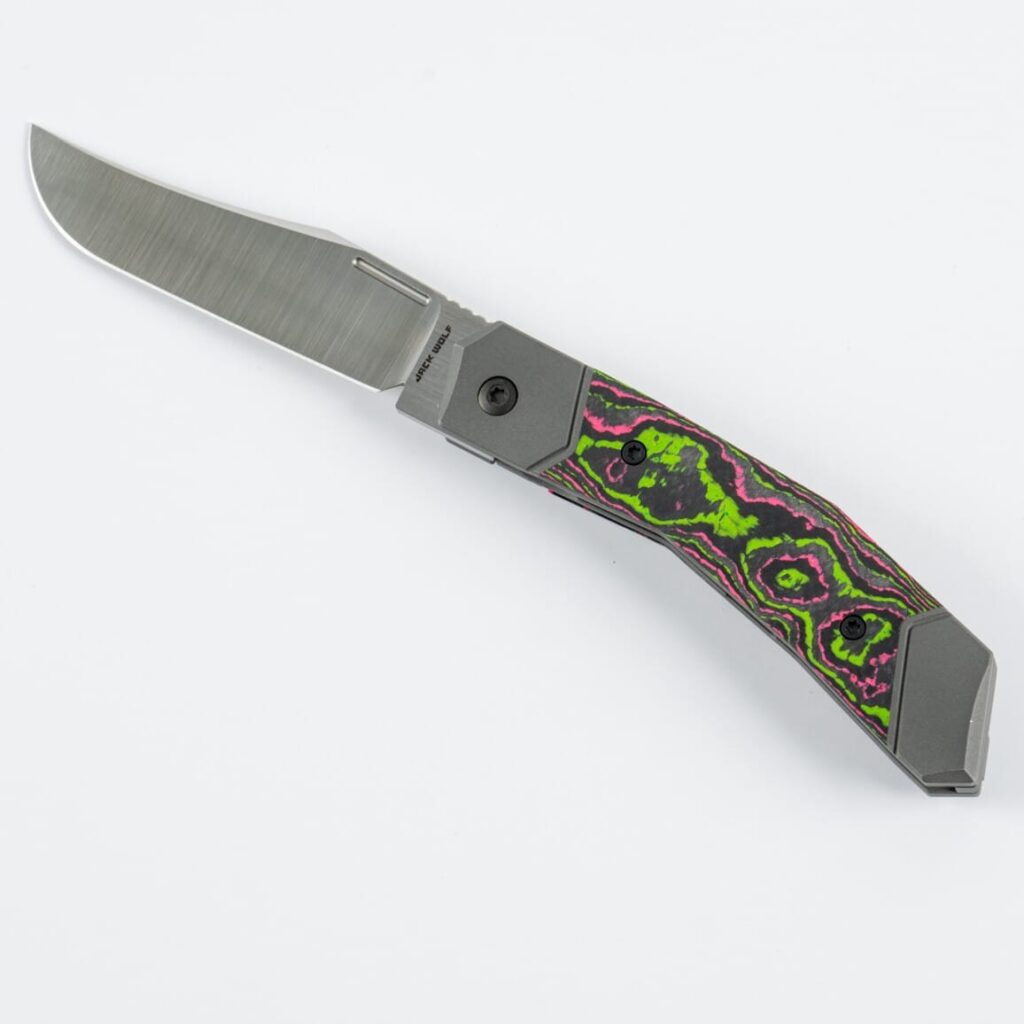 BIONIC JACK - CAMOCARBON WATERMELON SUGAR knife for sale