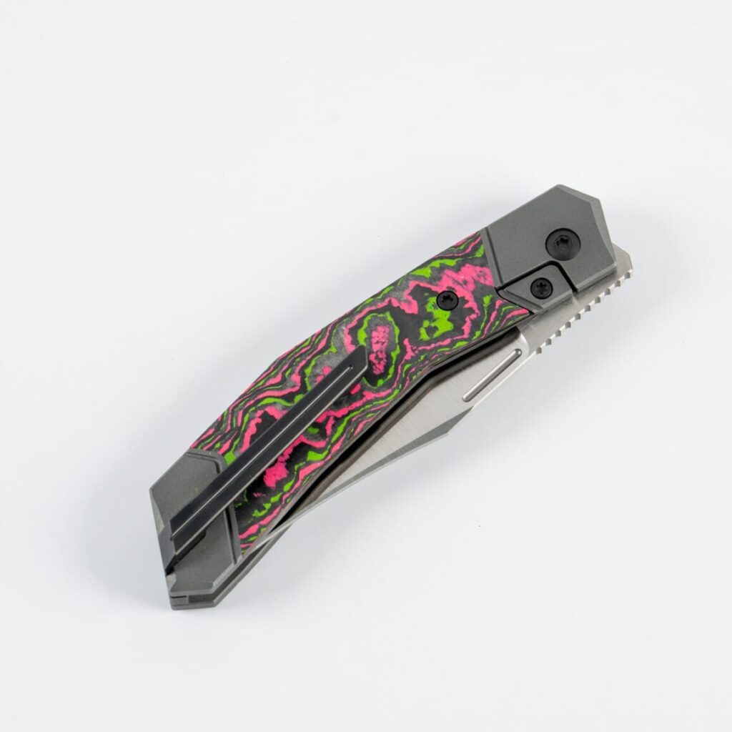 BIONIC JACK - CAMOCARBON WATERMELON SUGAR knife for sale