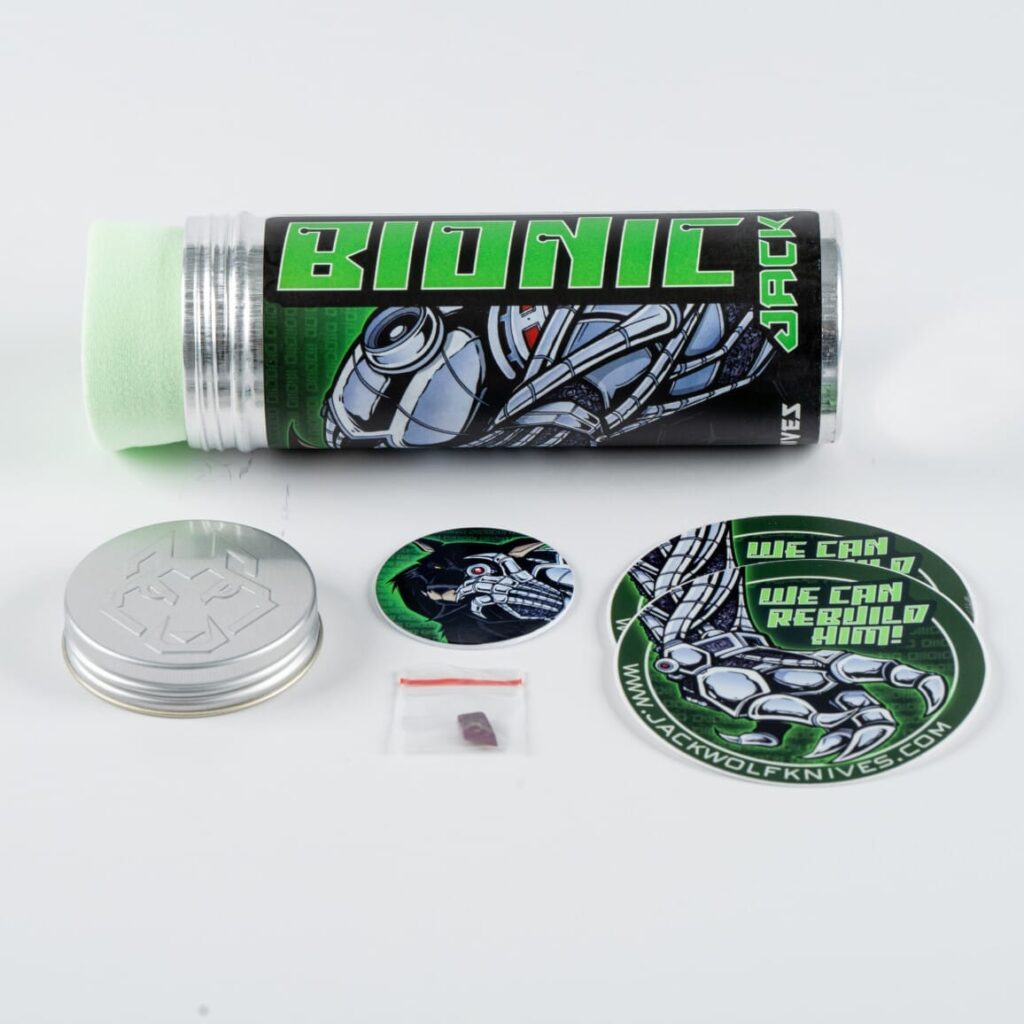 BIONIC JACK - FAT CARBON FROST HAND SATIN knife for sale