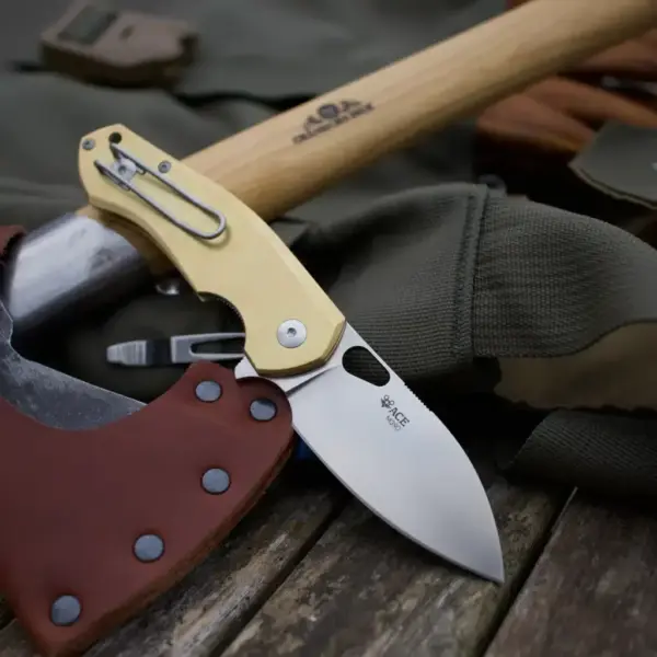 Giant Mouse Biblio in Brass knives for sale