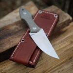 Giant Mouse GMF3-Green Canvas-Satin Blade knives for sale