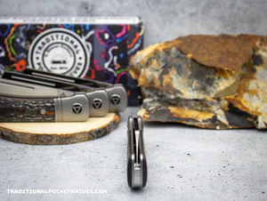 C. Risner Exclusive Hedgehog Single Blade Sheepsfoot Camocarbon-Halloween Night – gallery image 2
