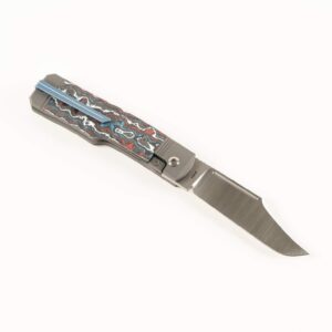 GUNSLINGER JACK - FAT CARBON NEBULA knives for sale