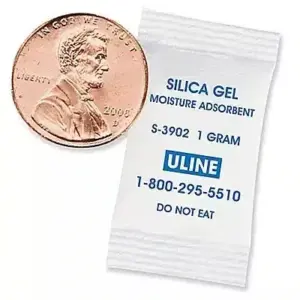 25 Desiccant Storage Protection Packets w/ 5 Humidity indicator cards. Free US Shipping knives for sale