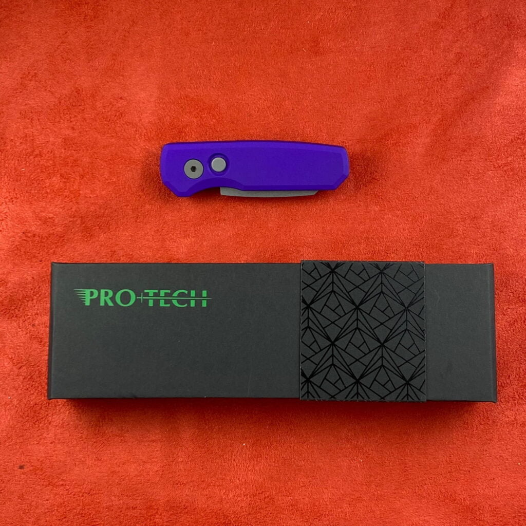 Protech Runt 5 Purple, Magnacut reverse tanto R5401-PURPLE – gallery image 3
