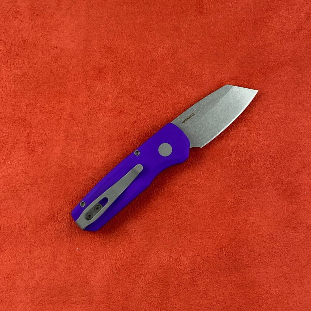 Protech Runt 5 Purple, Magnacut reverse tanto R5401-PURPLE – gallery image 2