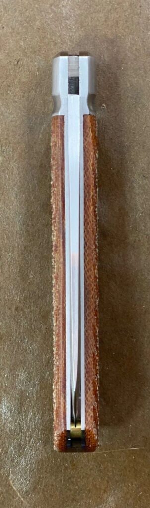 GEC #749123 Natural Textured Micarta Cotton Sampler knife for sale