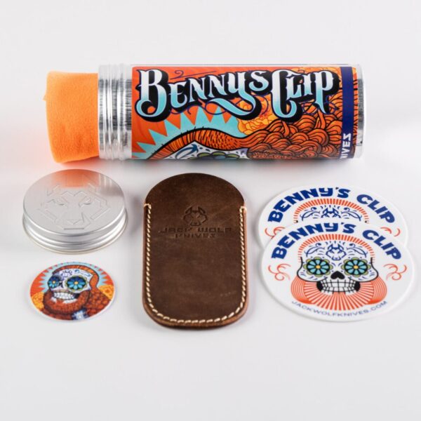 BENNY’S CLIP - KIRINITE COSMIC PURPLE HAND SATIN