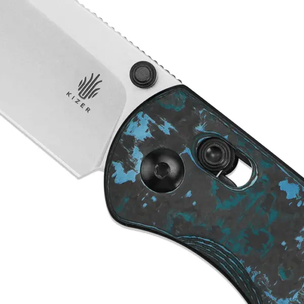 Kizer Azo Drop Bear Elmax Blade Clutch Lock Fatcarbon Ki3619A2 knives for sale