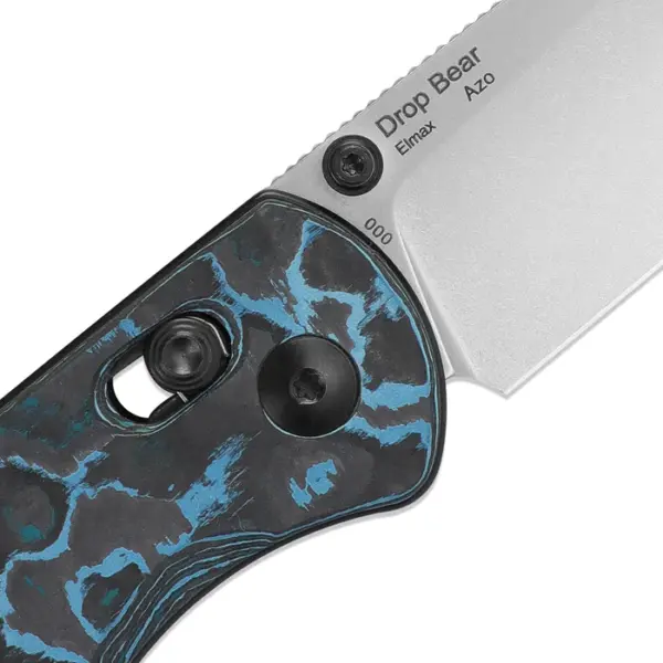 Kizer Azo Drop Bear Elmax Blade Clutch Lock Fatcarbon Ki3619A2 knives for sale