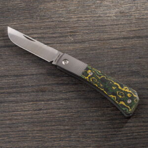 Jack Wolf Pioneer Jack Farmer's Knife in Fat Carbon Toxic Storm knife for sale