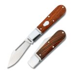 RoseCraft Blades Loosahatchie Jack Yellow Saddlewood RCT010-YW knife for sale