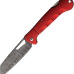 Damascus Sous Chef Santoku Lockback Folder by RR2538 knives for sale