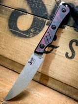 Smith & Sons SHOAL Fixed Blade in Lunar Eclipse Richlite with Kydex and leather sheaths knives for sale