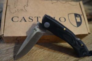 Castillo Torre C3 Midnite Black Micarta B2 knives for sale