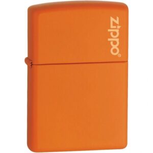 Zippo Orange Matte Lighter knives for sale