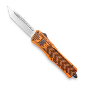 CobraTec Medium CTK-1 Hunter Orange w/ Graphite Black Tanto Not Serrated knife for sale