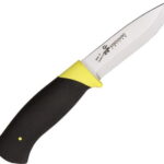 Karesuando Hunting Knife Black/Yellow Fixed Blade Knife 3577 knife for sale