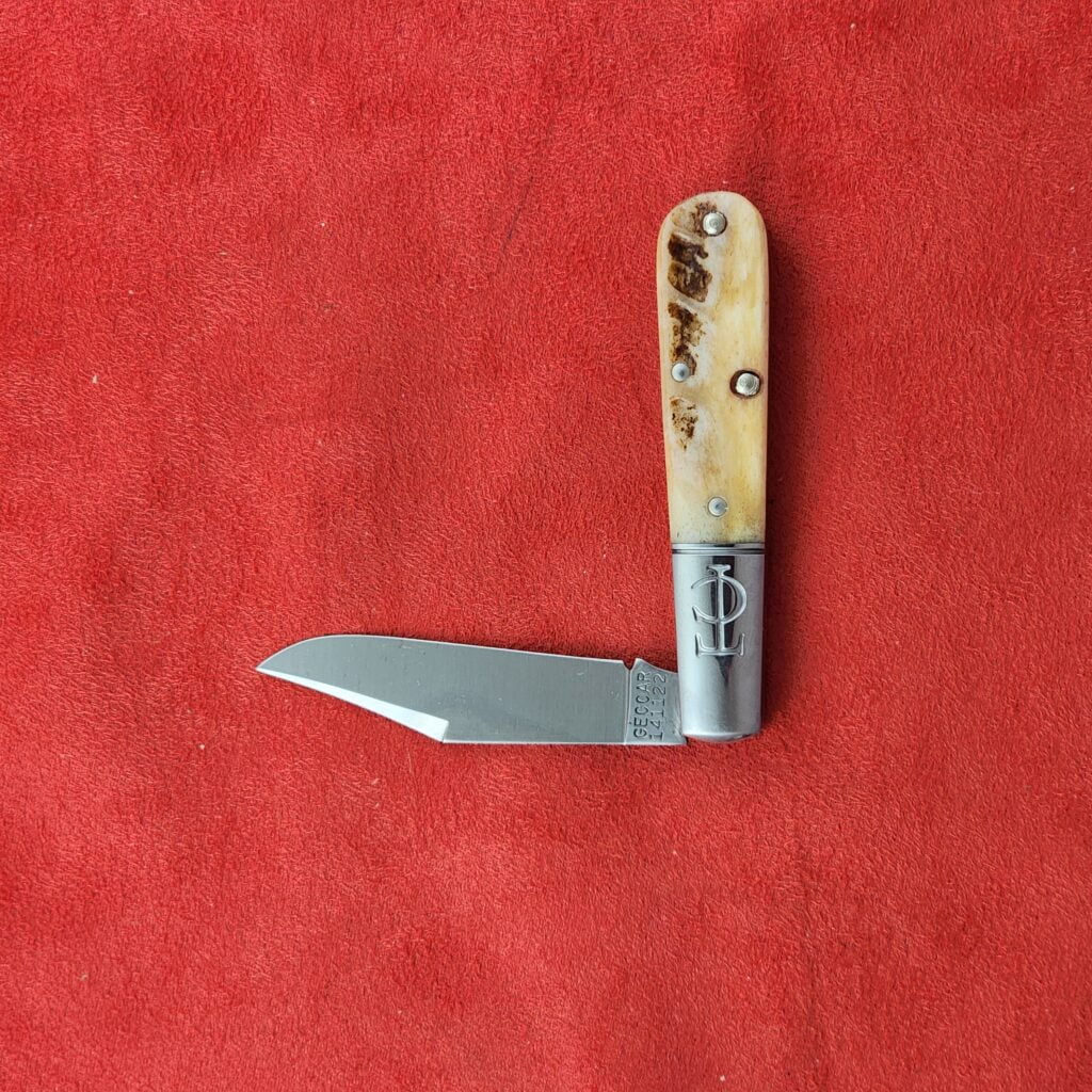 Case Peach Seed Jig Amber Bone Small Swell Center Jack 91592 – gallery image 6