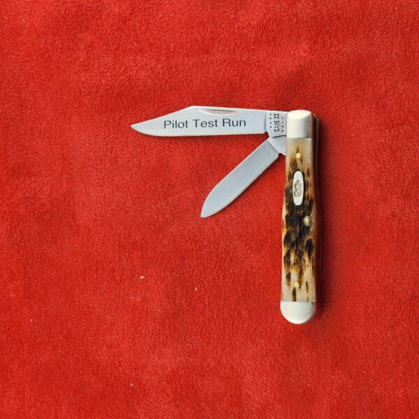 Case Peach Seed Jig Amber Bone Small Swell Center Jack 91592 – gallery image 1