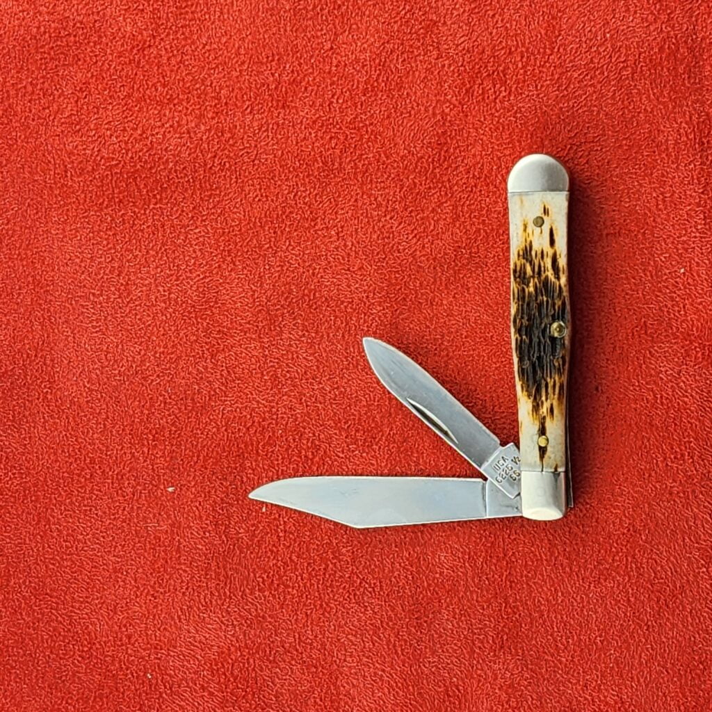 Case Peach Seed Jig Amber Bone Small Swell Center Jack 91592 – gallery image 2