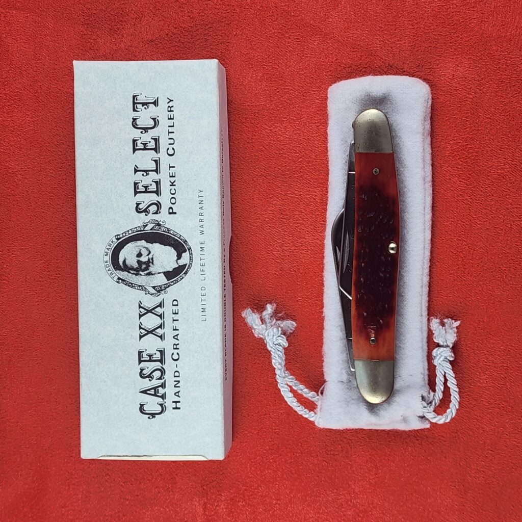 Case XX Select 6347 SS Stockman in Red Jigged Bone 1998 – gallery image 2