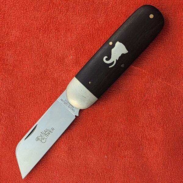 GEC #363122 Ebony Wood Toenail Clipper – gallery image 1