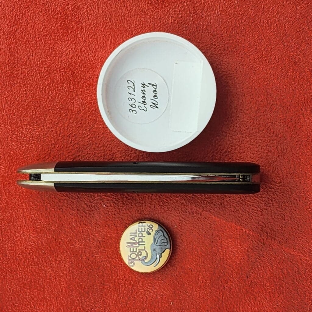 GEC #363122 Ebony Wood Toenail Clipper – gallery image 3
