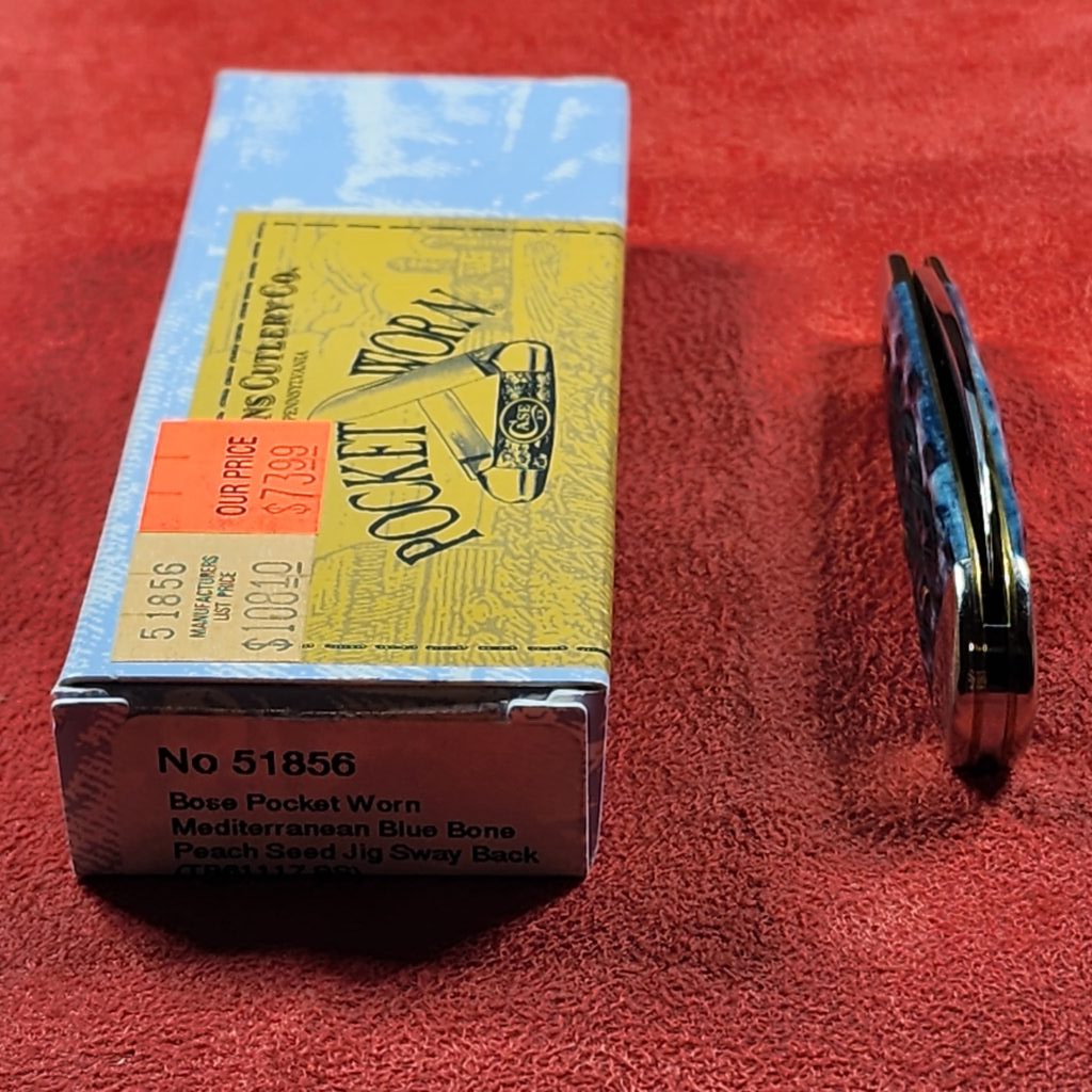 Case XX Red Orange Maple Burl Wood Smooth Half Whittler 7208 in Damascus – gallery image 11