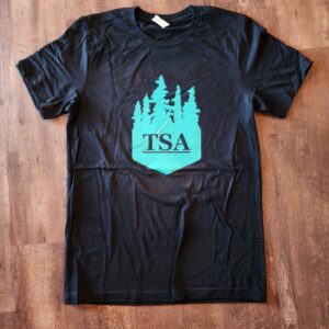 TSA Knives T-Shirt Black & Teal knife for sale