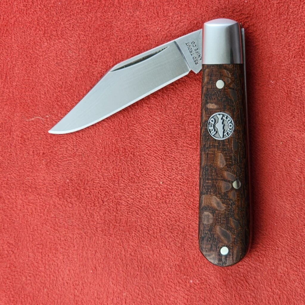 Eric Albers Red Trout Knives Leopard Wood 2019 (1 of 2 made in this cover) – gallery image 4