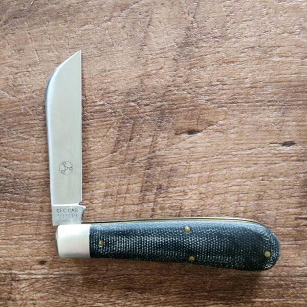 Great Eastern Cutlery # 933119 Black Canvas Micarta - Image 3