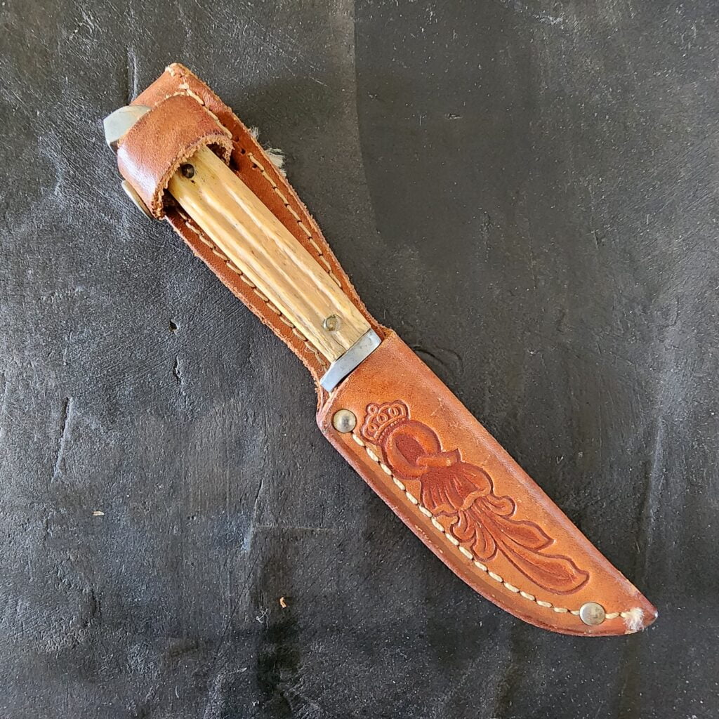 Queen Steel #85 Mini Hunter Vintage Sheath Knife – gallery image 5