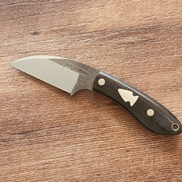 Northwoods Fall Creek Black Canvas Micarta NW03GI001 - Image 5