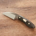 Northwoods Fall Creek Black Canvas Micarta NW03GI001 knife for sale