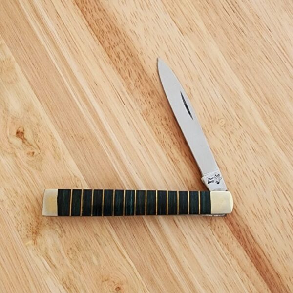 Frost Cutlery Doctors Knife with Pakka Wood and Brass Handles - Image 3