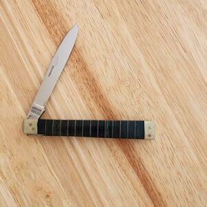 Frost Cutlery Doctors Knife with Pakka Wood and Brass Handles For