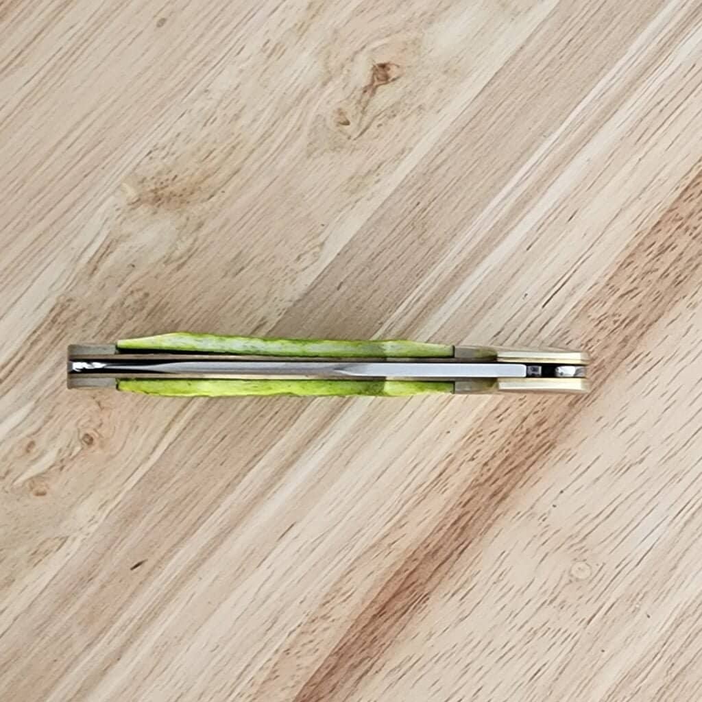 Steel Warrior by Frost Cutlery Green Jigged Bone Lock Back – gallery image 4