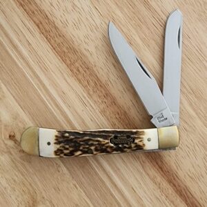 Steel Warrior by Frost Cutlery Deer Antler Trapper knife for sale