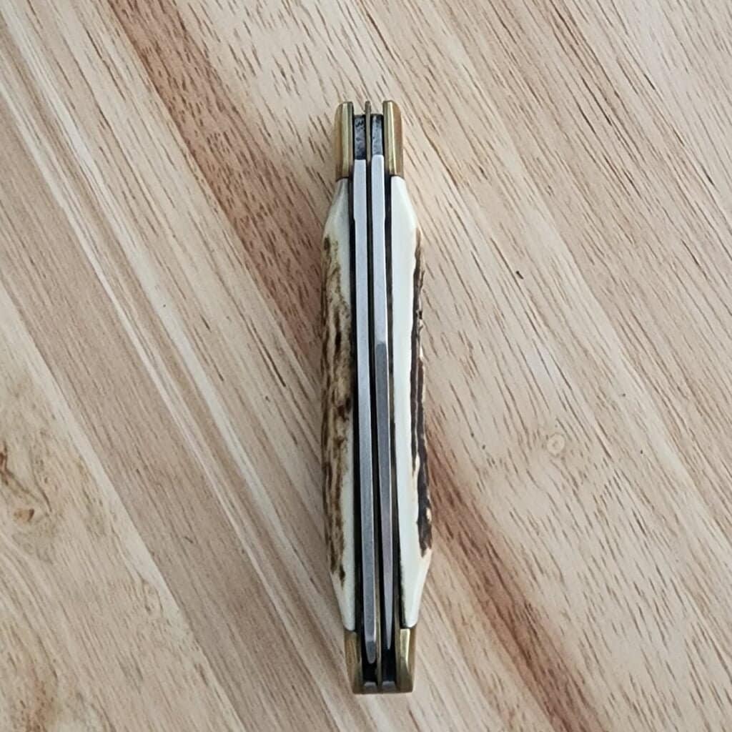 Steel Warrior by Frost Cutlery Deer Antler Trapper – gallery image 3
