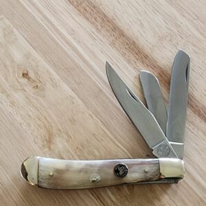 Whitetail Cutlery by Frost Cutlery Ox Horn Trapper knife for sale