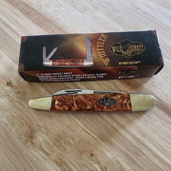 Frost Cutlery Wild Turkey Whiskey River Resin Whittler - Image 3