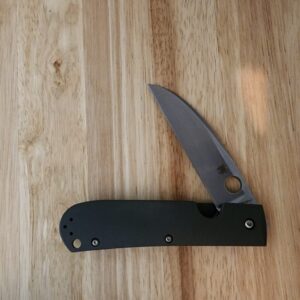 Spyderco C249TIP Swayback Pin in Titanium and CTS XHP knife for sale