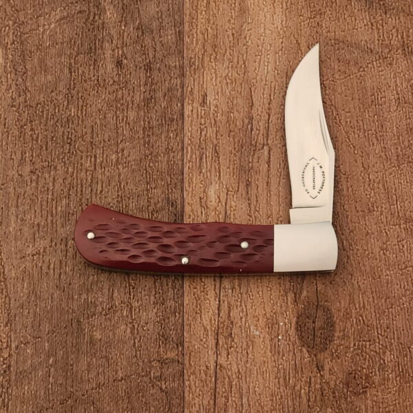 J.W Poythress "Trapper" Red Jigged Bone with Book