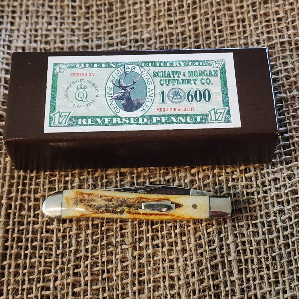 Schatt & Morgan Cutlery Co. #2005-032117 Stag Reversed Peanut 1 of 600 – gallery image 3