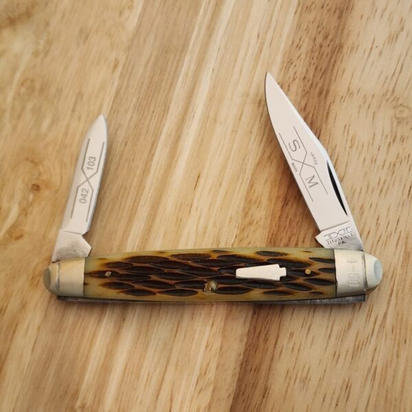 Schatt & Morgan Cutlery Co. #042103 in Brown Jigged Bone – gallery image 1