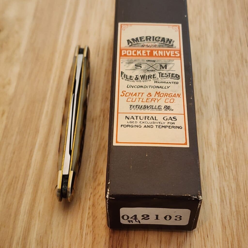 Schatt & Morgan Cutlery Co. #042103 in Brown Jigged Bone – gallery image 2